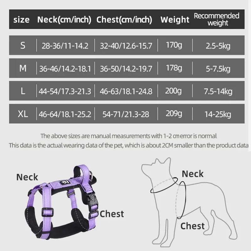 Lightweight Reflective Safety Harness
